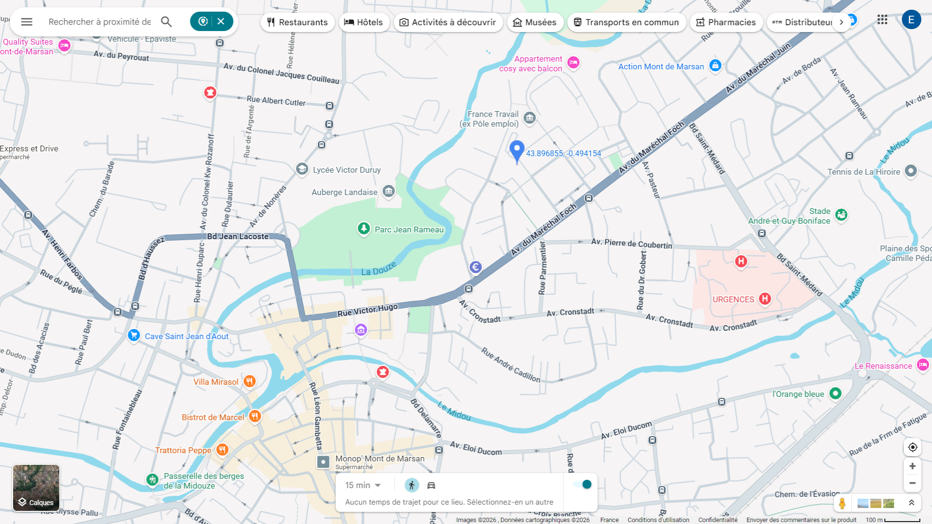 Plan Adresse