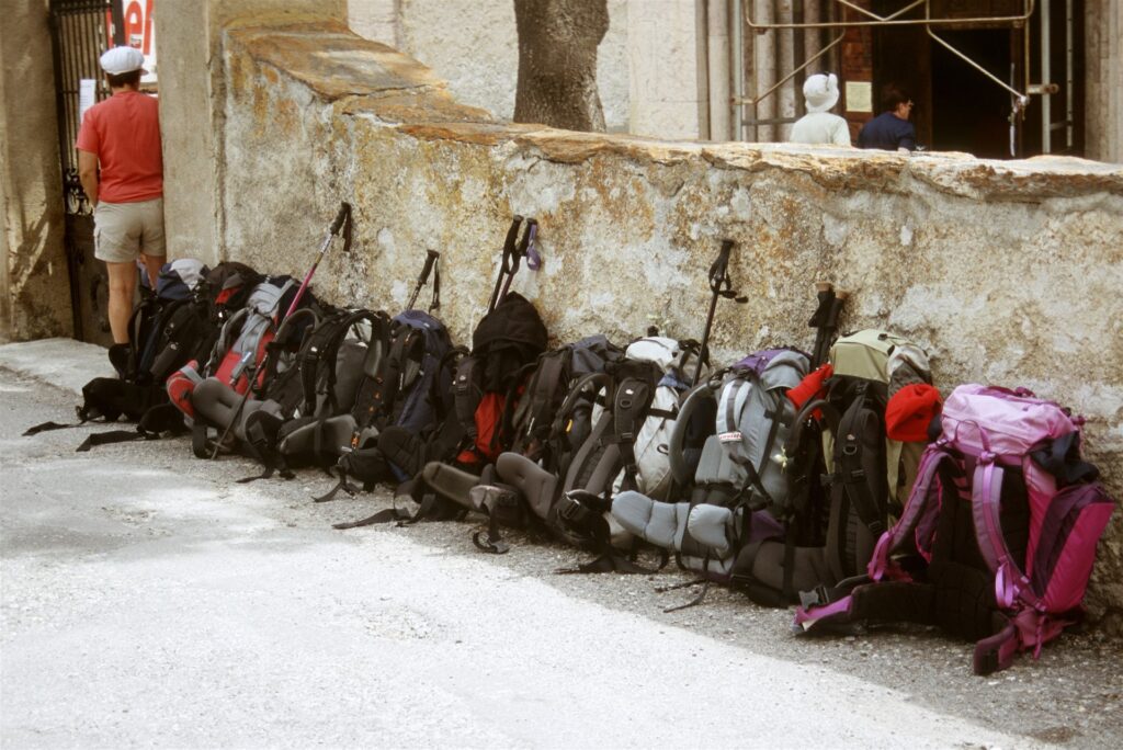 Transport de bagages sur les itinéraires de randonnée